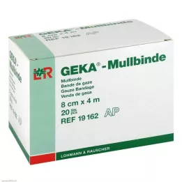 MULLBINDEN GEKA 8 cm x 4 m, 20 peças