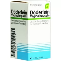 DÖDERLEIN Cápsulas vaginais, 10 unidades