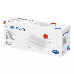 IDEALBINDE Hartmann 8 cm x 5 m, 10 peças
