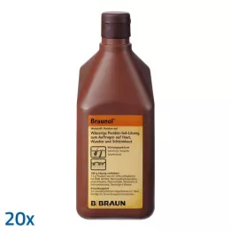 BRAUNOL Antisséptico de membrana mucosa, 20X100 ml