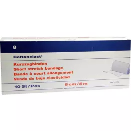KURZZUGBINDE Algodãoelast 8 cmx5 m, 10 pcs