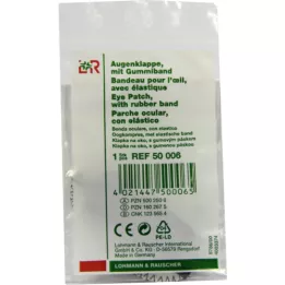 AUGENKLAPPE rígido preto, 1 peça