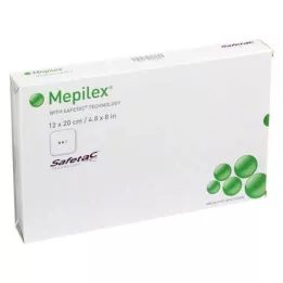MEPILEX Molho de espuma 12x20 cm, 5 peças