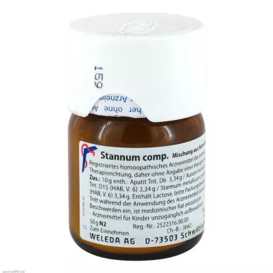 STANNUM COMP.Trituração, 50 g