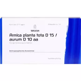 ARNICA PLANTA ampolas tota D 15/Aurum D 10 aa, 8 ml