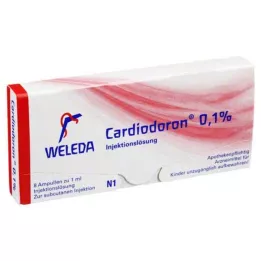 CARDIODORON Solução injetável 0,1%, 8X1 ml