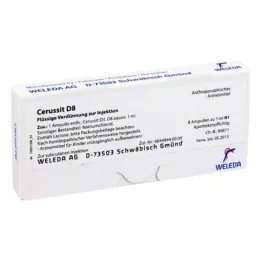 CERUSSIT D 8 ampolas, 8X1 ml