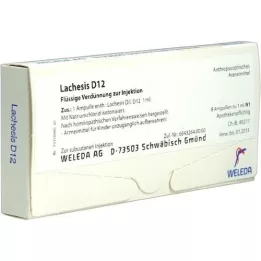 LACHESIS D 12 ampolas, 8X1 ml