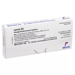 LEVICO D 3 ampolas, 8X1 ml