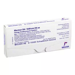 MARMOR Ampolas D 6/Stibium D 6 aa, 8X1 ml