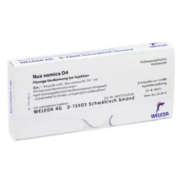 NUX VOMICA D 4 ampolas, 8X1 ml