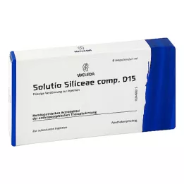 SOLUTIO SILICEAE comp.D 15 ampolas, 8X1 ml