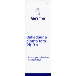 BELLADONNA PLANTA Diluição total Rh D 4, 20 ml