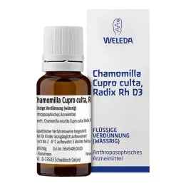 CHAMOMILLA CUPRO culta Radix Rh D 3 Diluição, 20 ml