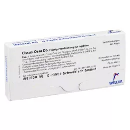 CISSUS-OSSA D 6 ampolas, 8X1 ml