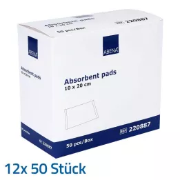 SAUGKOMPRESSEN não estéril 10x20 cm 400 g/m, 12X50 unid