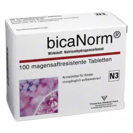 BICANORM comprimidos gastrorresistentes, 100 unidades