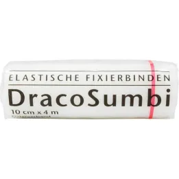 Atadura de fixação Dracosumbi 10 cm x 4 m branca, 1 peça