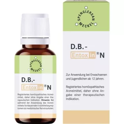 D. B. Gotas de Entoxina N, 20 ml D. B. Gotas de Entoxina N, 20 ml