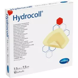 HYDROCOLL Curativo para feridas 7,5x7,5 cm, 10 unidades