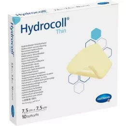 HYDROCOLL curativo fino 7,5x7,5 cm, 10 unid