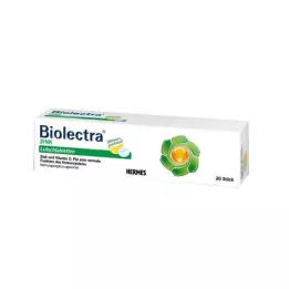 BIOLECTRA Pastilhas de zinco, 20 unidades