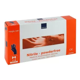 NITRIL Luvas sem acelerador, sem pó, médias, 100 unidades