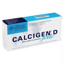 CALCIGEN D forte 1000 mg/880 I.E. comprimidos efervescentes, 40 unidades