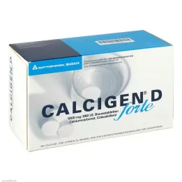 CALCIGEN D forte 1000 mg/880 I.E. comprimidos efervescentes, 100 unidades