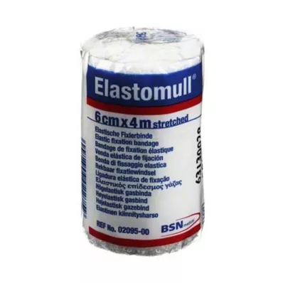 ELASTOMULL Fita elástica de fixação 6 cmx4 m 2095, 1 peça