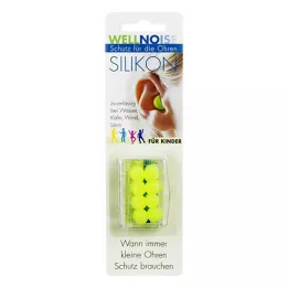 WELLNOISE Tampões de ouvido para crianças blister, 4X2 pcs