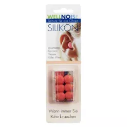 WELLNOISE Tampões de ouvido blister de pele, 3X2 pcs