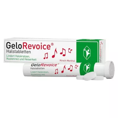GELOREVOICE Pastilhas para a garganta Cereja-Mentol Lut.-Tab., 20 unidades GELOREVOICE Pastilhas para a garganta Cereja-Mentol Lut.-Tab., 20 unidades