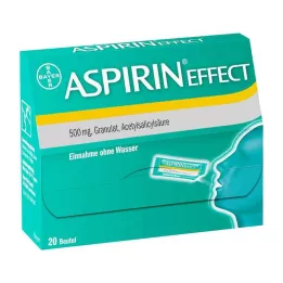 ASPIRIN Grânulos de efeito, 20 unidades