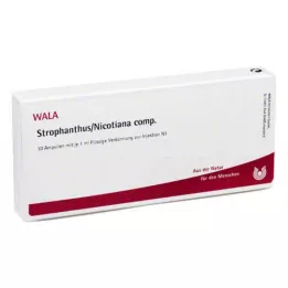 STROPHANTHUS/NICOTIANA ampolas comp., 10X1 ml