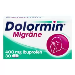 DOLORMIN Comprimidos revestidos por película para enxaqueca, 30 unidades