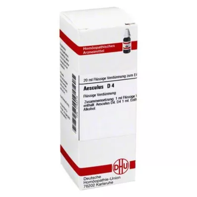 AESCULUS D 4 Diluição, 20 ml AESCULUS D 4 Diluição, 20 ml