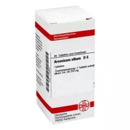 ARSENICUM ALBUM D 6 comprimidos, 80 unidades