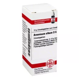 ARSENICUM ALBUM D 6 Glóbulos, 10 g