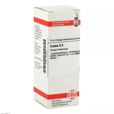 CACTUS Diluição D3, 20 ml
