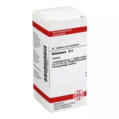 DULCAMARA D 4 comprimidos, 80 unidades DULCAMARA D 4 comprimidos, 80 unidades