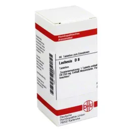 LACHESIS D 8 comprimidos, 80 unidades