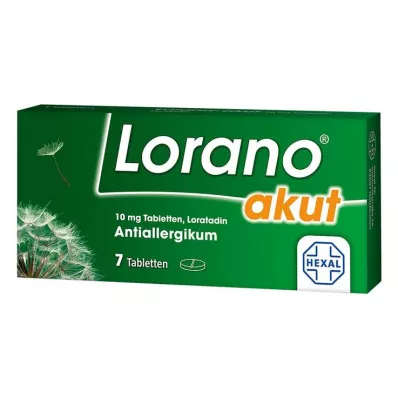 LORANO comprimidos agudos, 7 unidades
