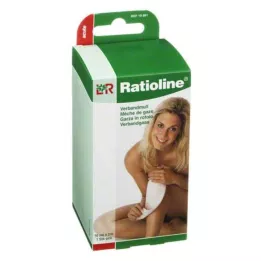 RATIOLINE gaze aguda 10 cmx2 m enrolada, 1 pc