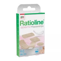 RATIOLINE tiras de gesso sensíveis em 4 tamanhos, 20 peças