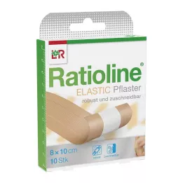 RATIOLINE curativo elástico para feridas 8 cm x 1 m, 1 peça
