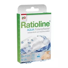 RATIOLINE gesso para chuveiro aquático 5x7 cm, 5 peças