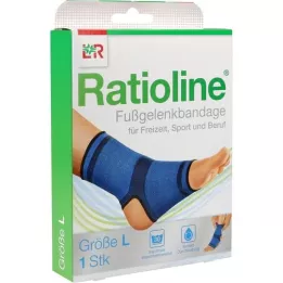RATIOLINE bandagem ativa de tornozelo tamanho L, 1 peça
