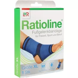 RATIOLINE bandagem ativa de tornozelo tamanho XL, 1 peça