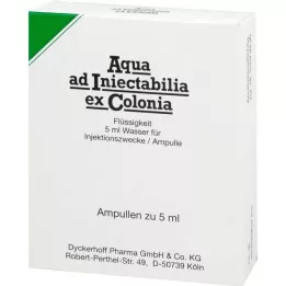 AQUA AD iniectabilia ex Colonia ampolas, 10X5 ml